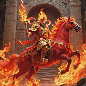 EG002-CP01:Vehicle Protection Plaque-Flame Gallop