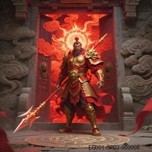 EG001-GP02:Home Guardian Plaque-Crimson Cloud Emblem