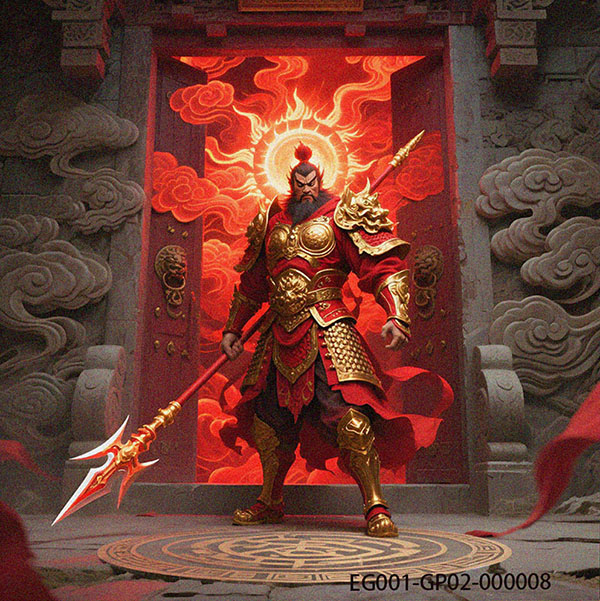 EG001-GP02:Home Guardian Plaque-Crimson Cloud Emblem