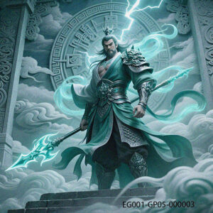 EG001-GP05-Home Guardian Plaque---Black Tortoise Guardian