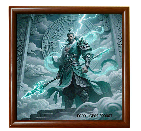 EG001-GP05-Home Guardian Plaque---Black Tortoise Guardian - Image 2