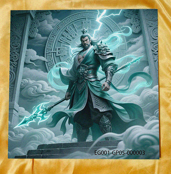 EG001-GP05-Home Guardian Plaque---Black Tortoise Guardian - Image 4