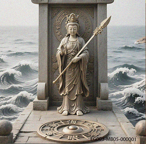 EG003-MB05:Maritime Guardian Plaque-Sea Eye Sentinel
