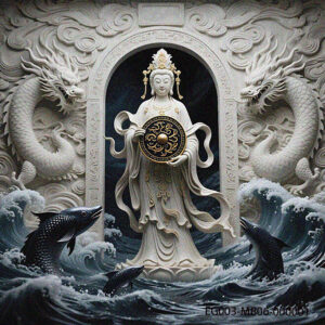 EG003-MB06:Maritime Guardian Plaque-Black Shark Aegis